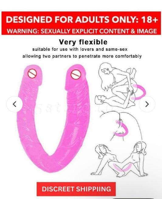 Double Dong Double Ended Dildo_Black_30 Cms