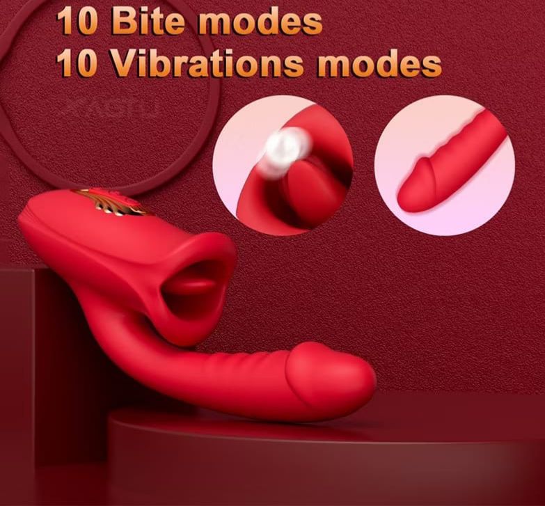 Tongue Shaped G-Spot Vibration Clit Tongue Licking Wireless Dildo Vibrator Adult Sex Toys for Women Orgasm
