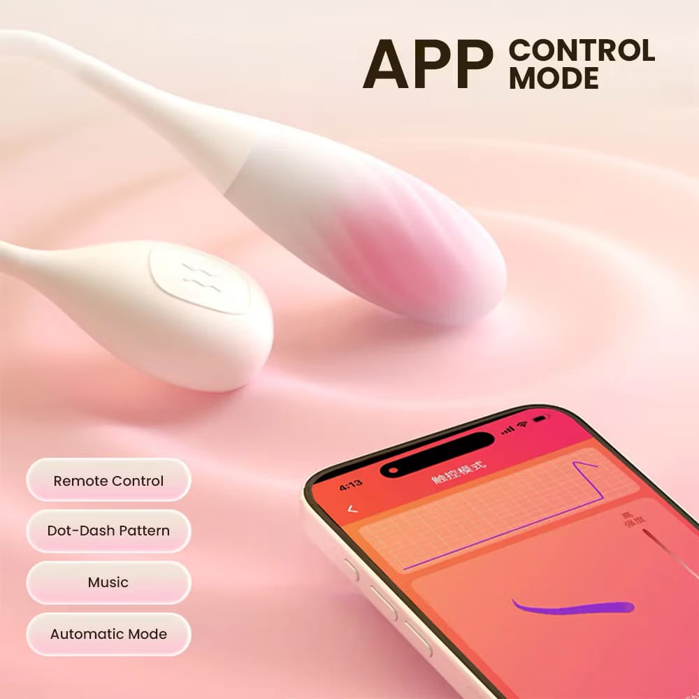 Topink App Controlled Dual Egg Vibrator Sextoy for Women at 50% off! ₹2,500 only