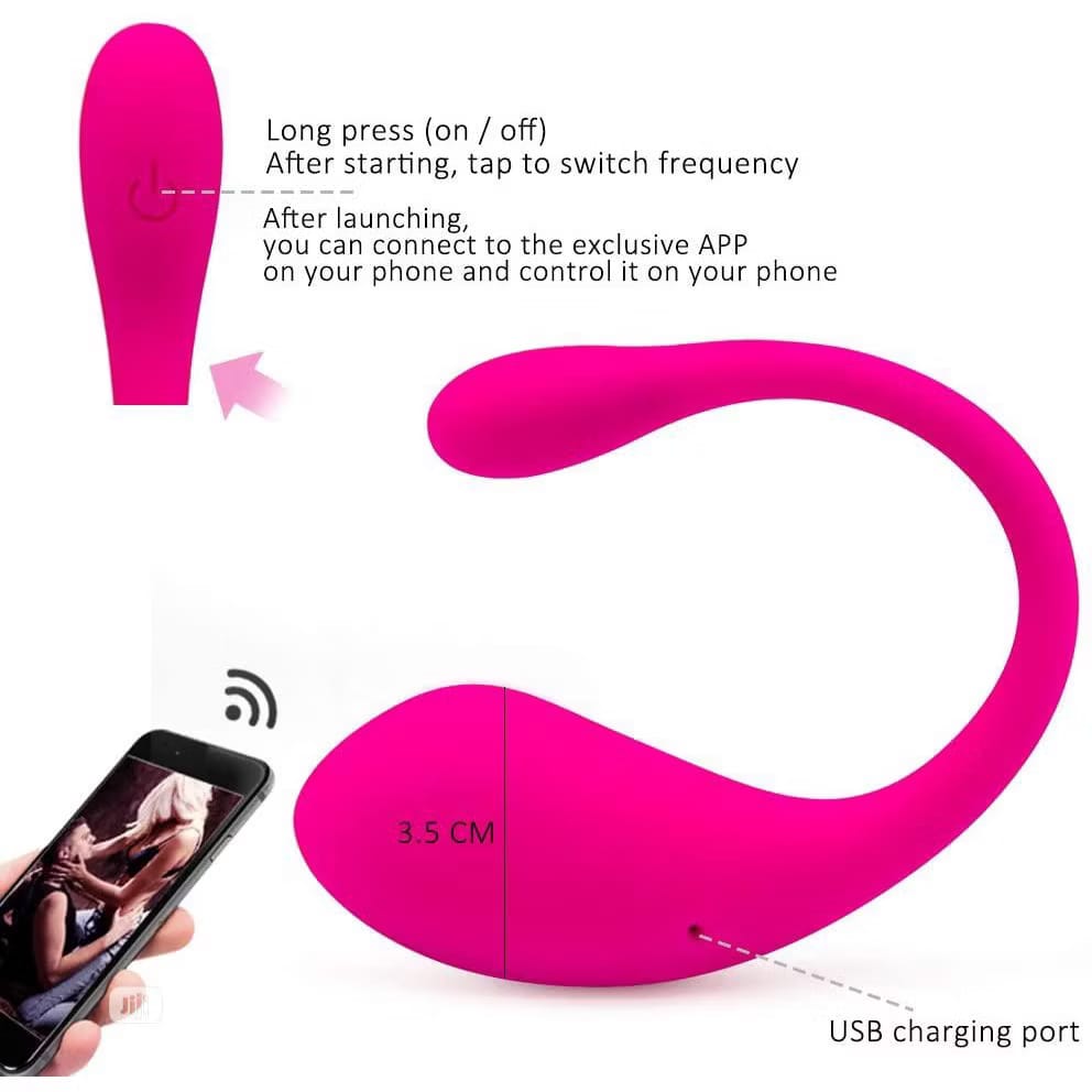Flamingo Wireless Vibrator Sex Toys Female Remote Control Smart APP Clitoris G Spot Vaginal Massager at 50% off! ₹3499 only