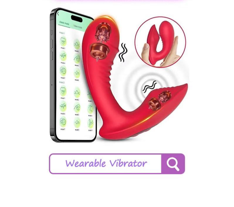 Wearable Vibrator For Woman Dildo Sex Toy G-Spot Waterproof Vibrator with APP Remote at 50% off! ₹1,500 only