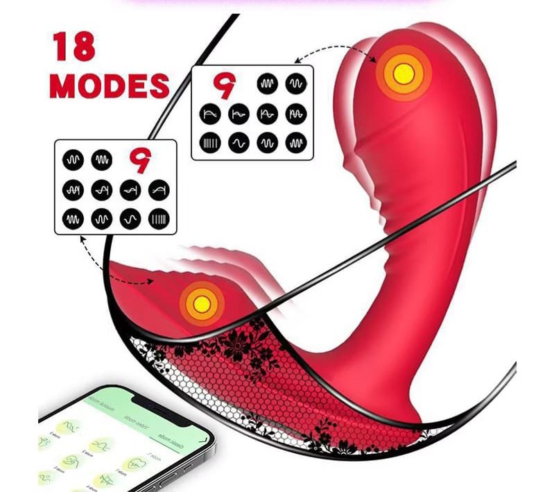 Wearable Vibrator For Woman Dildo Sex Toy G-Spot Waterproof Vibrator with APP Remote at 50% off! ₹1,500 only
