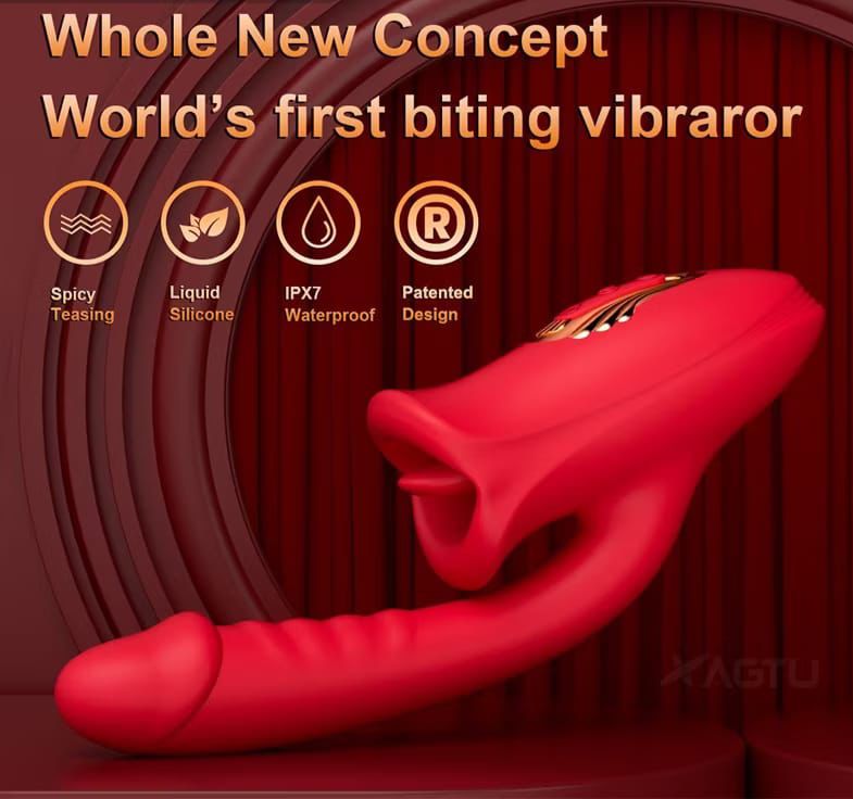Tongue Shaped G-Spot Vibration Clit Tongue Licking Wireless Dildo Vibrator Adult Sex Toys for Women Orgasm